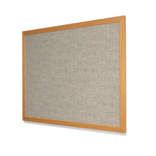 Guilford of Maine FR701 Opal Cork Board with Red Oak Frame